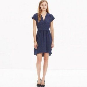 Madewell Size 6 Silk Fable Dress in Leaf Shade Style E1519